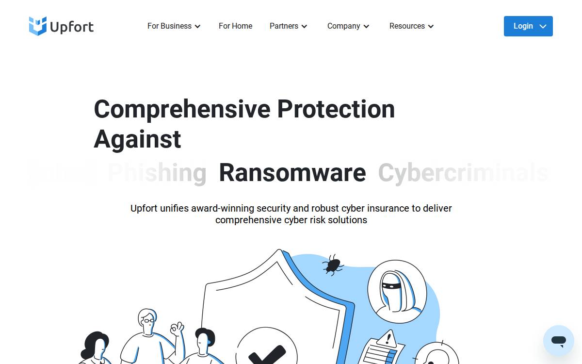 Upfort website preview