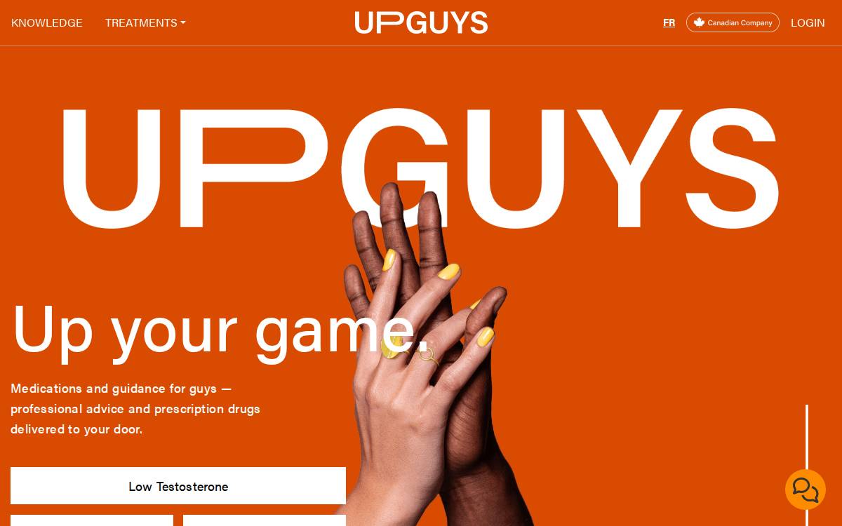 UPGUYS website preview