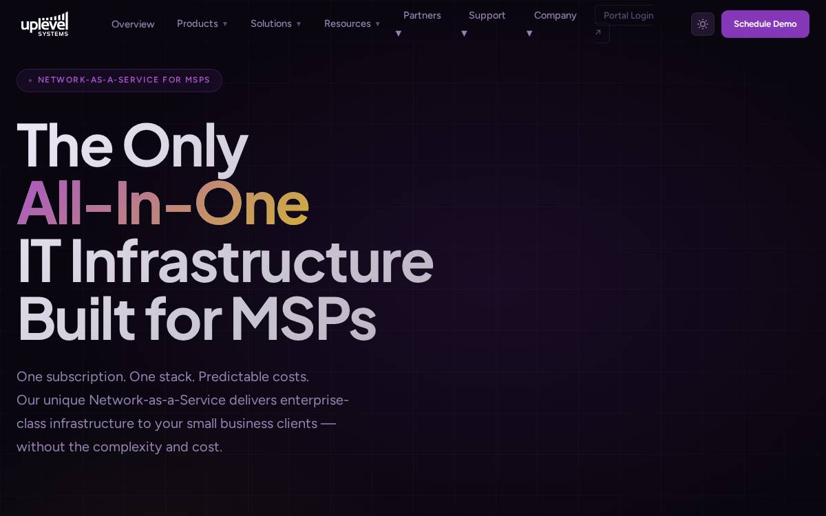 Uplevel Systems website preview