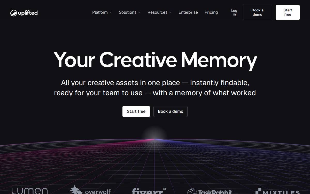 Uplifted website preview