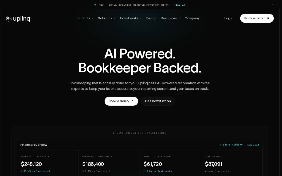 Uplinq website preview