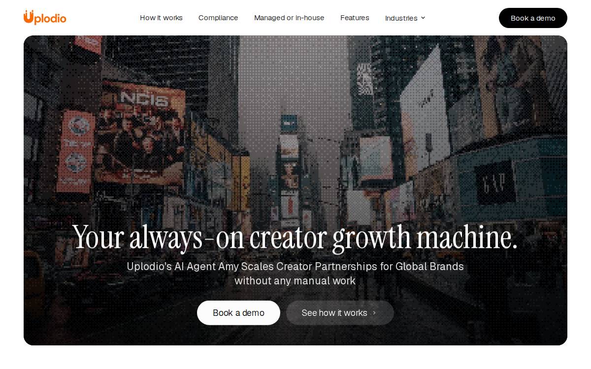 Uplodio website preview