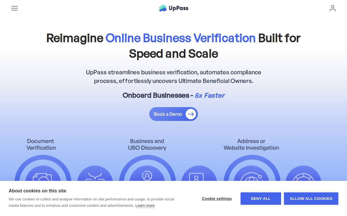UPPASS website preview