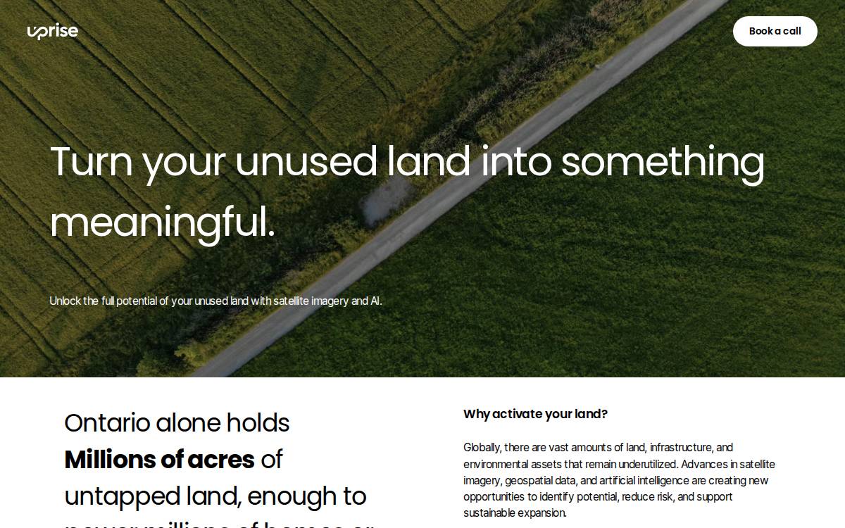 Uprise Impact Inc. Website website preview