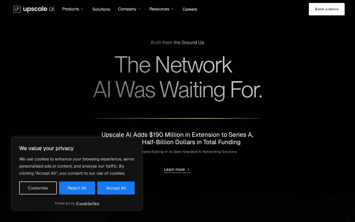 Upscale AI website preview