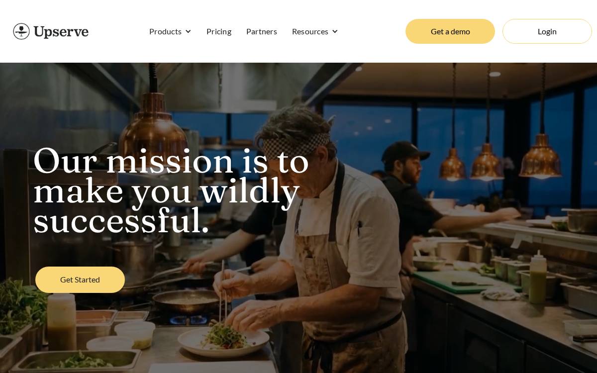 Upserve website preview
