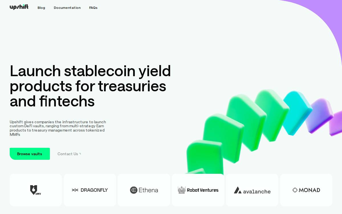 Upshift website preview
