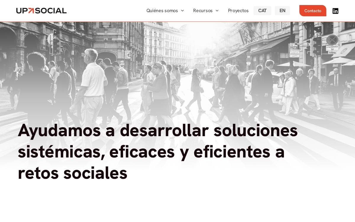 Upsocial website preview