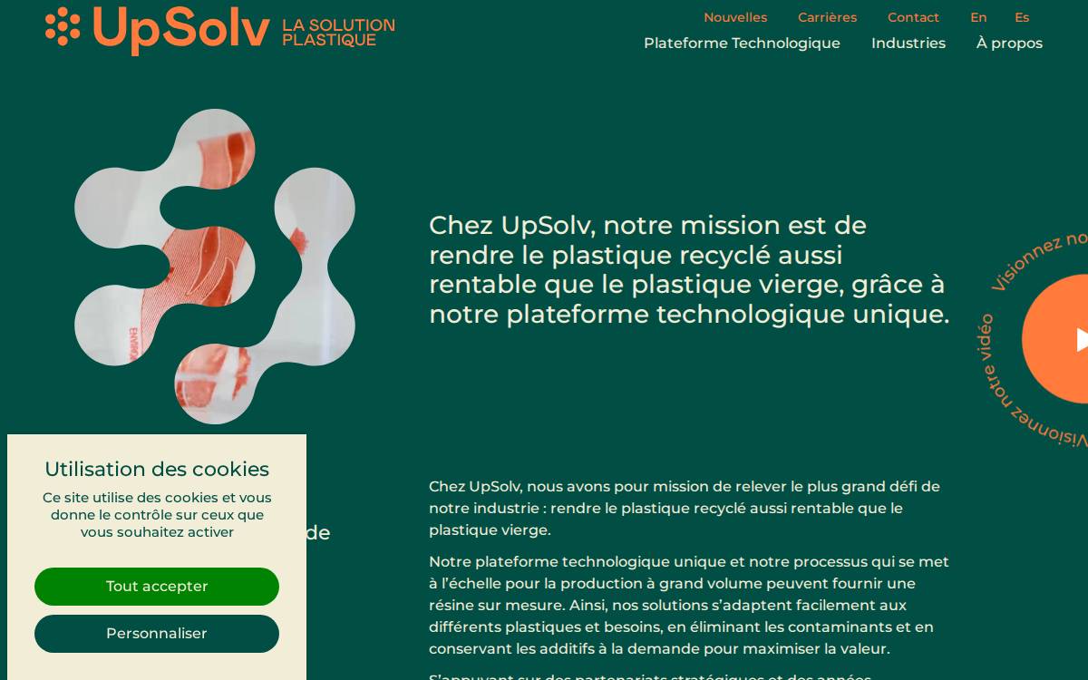 UpSolv website preview