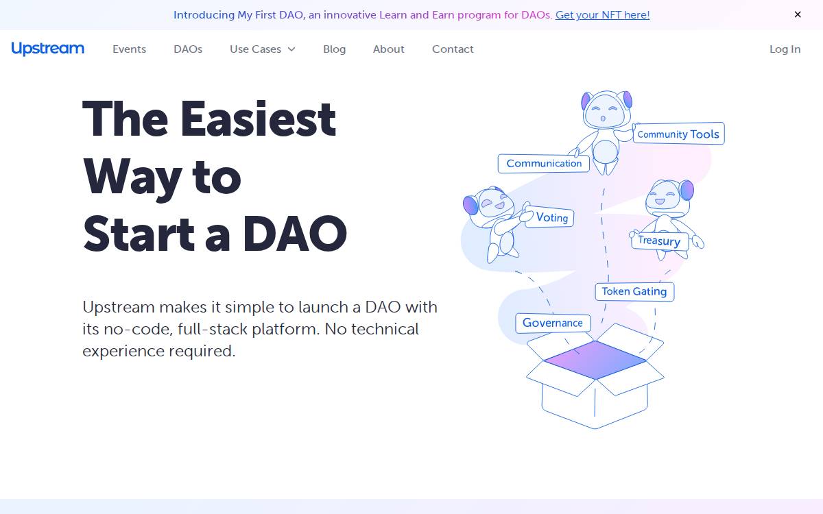 Upstream website preview