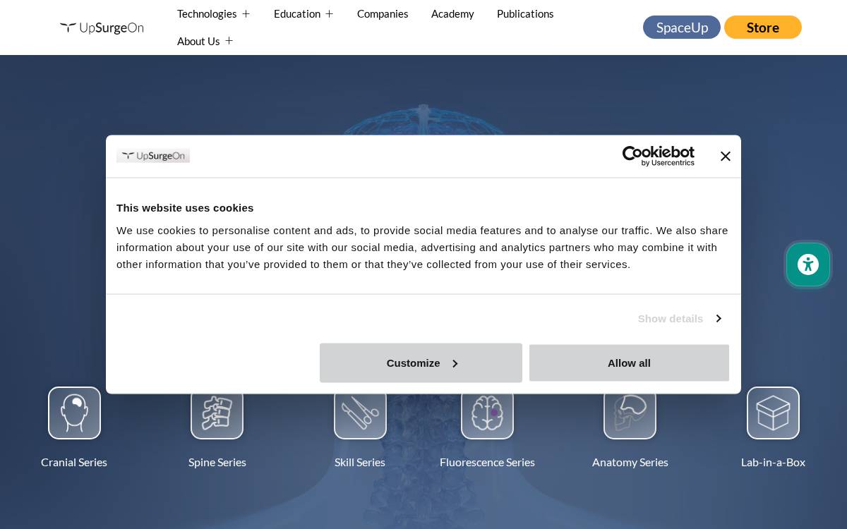 Upsurgeon website preview