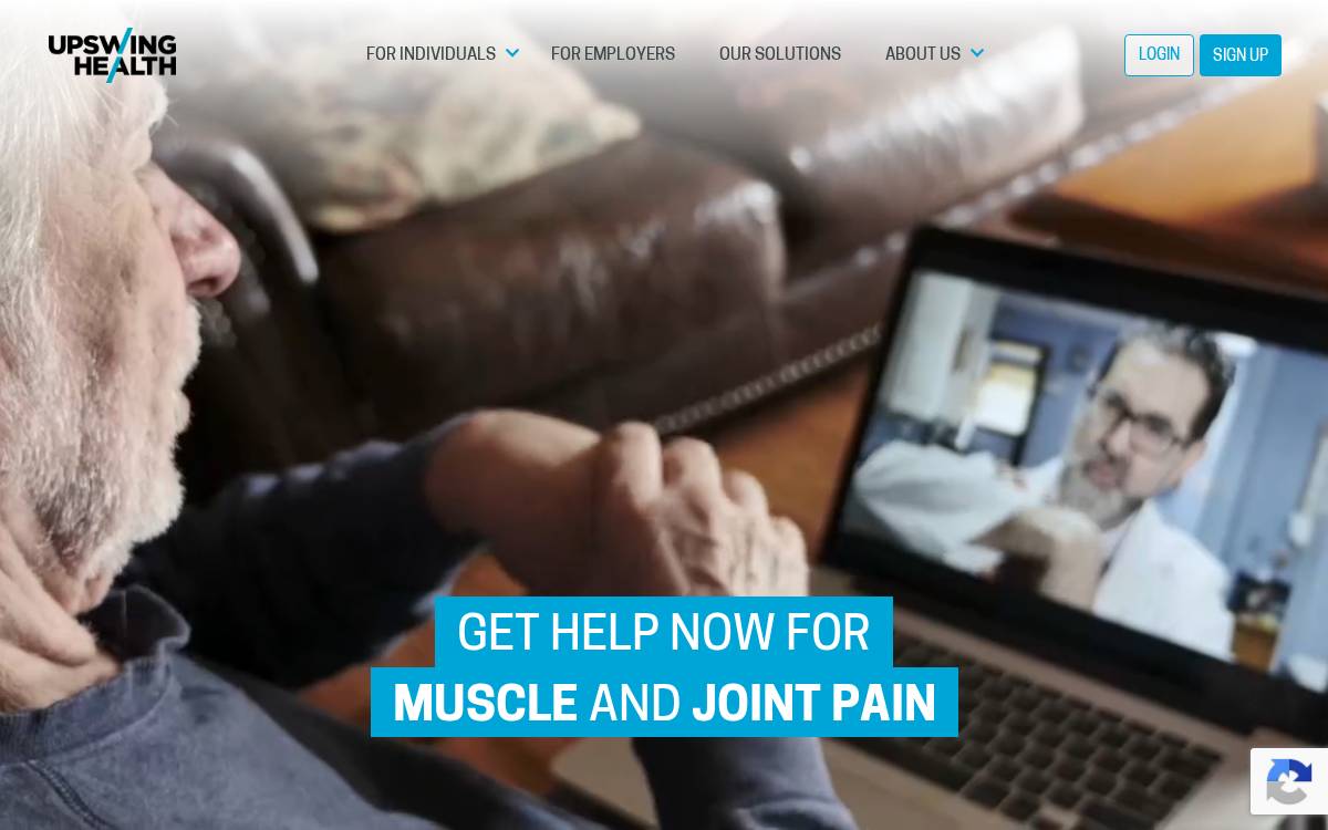 UpSwing Health website preview