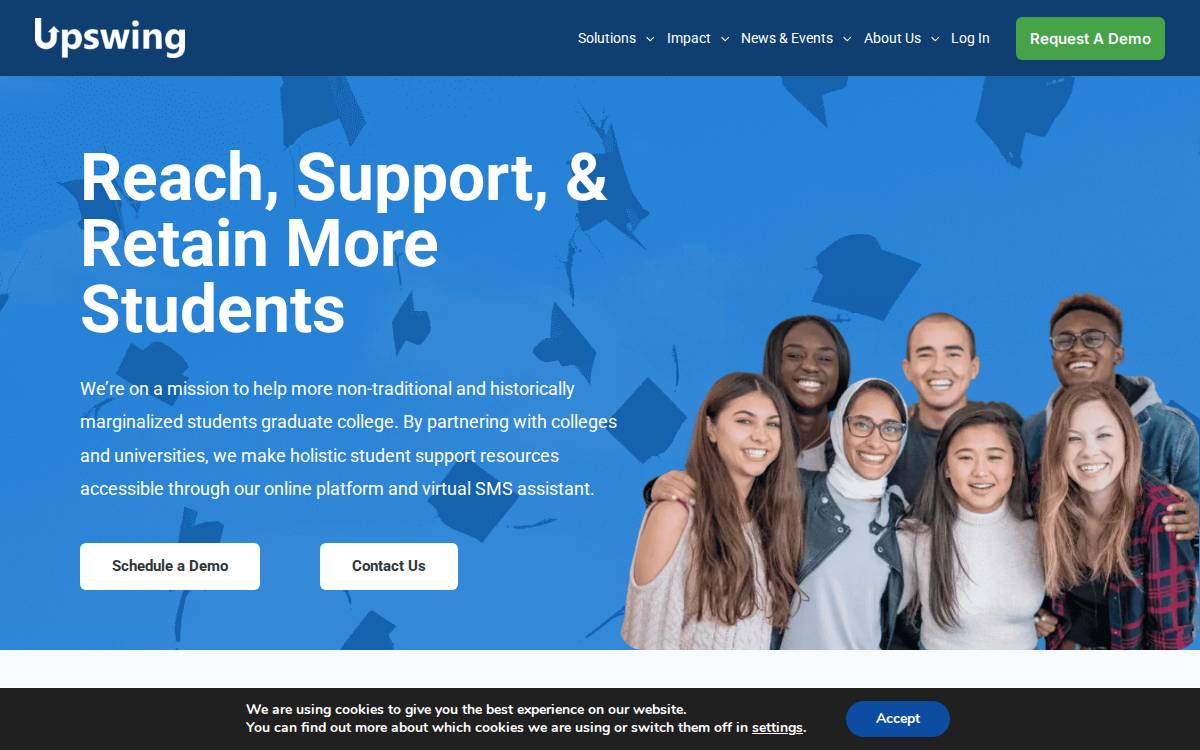 Upswing website preview