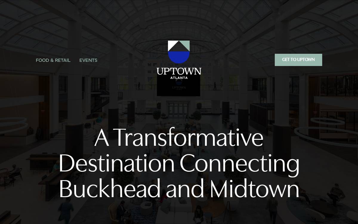 Uptownatlanta website preview
