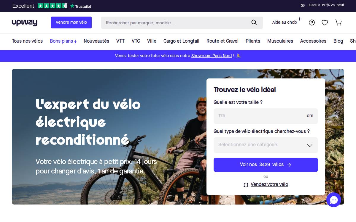 Upway website preview