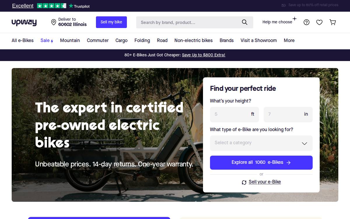 Upway website preview