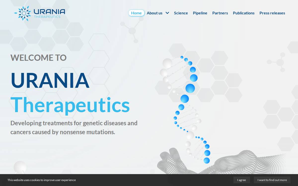 Uraniatx’s website website preview
