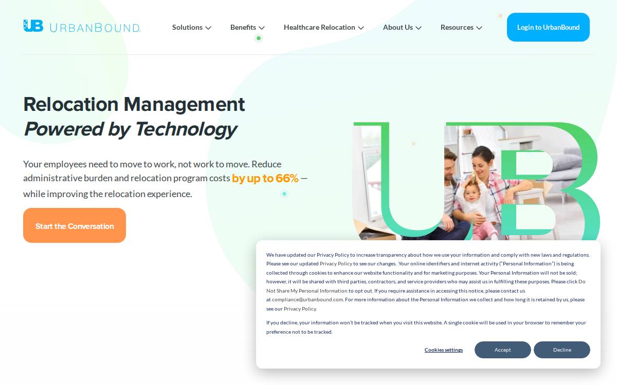 UrbanBound website preview