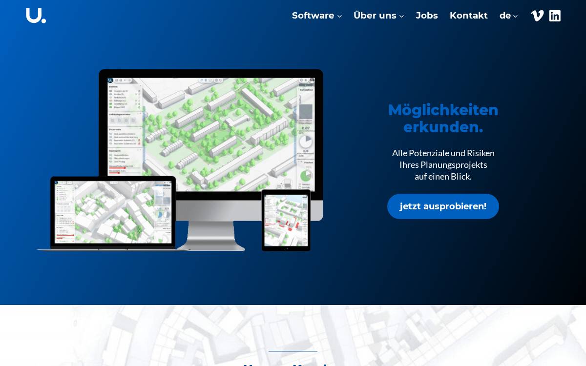 Urbanistic website preview