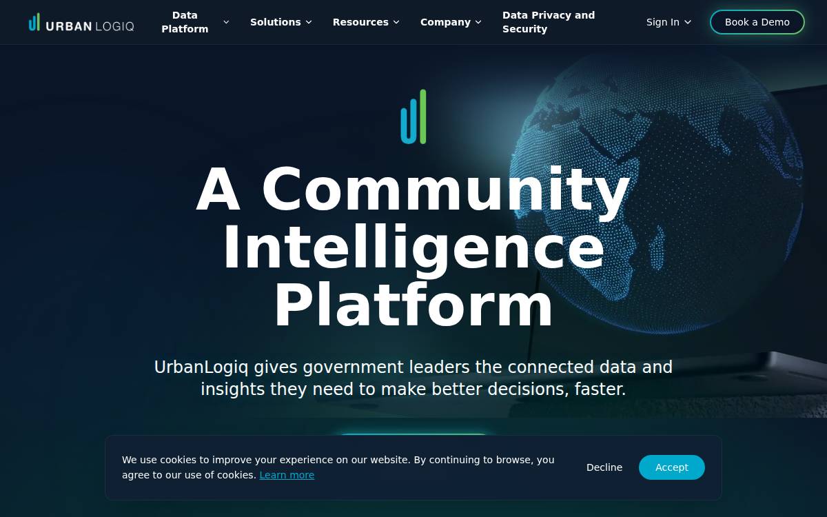 Urbanlogiq website preview