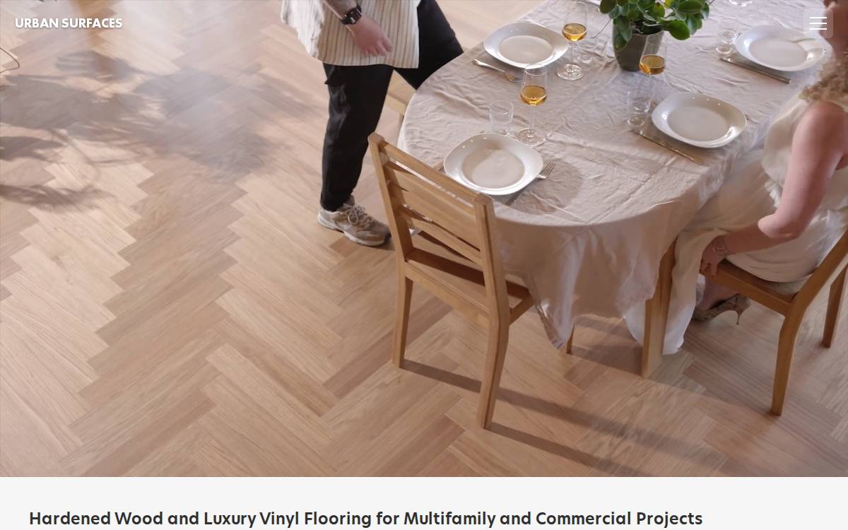 Urbansurfaces website preview
