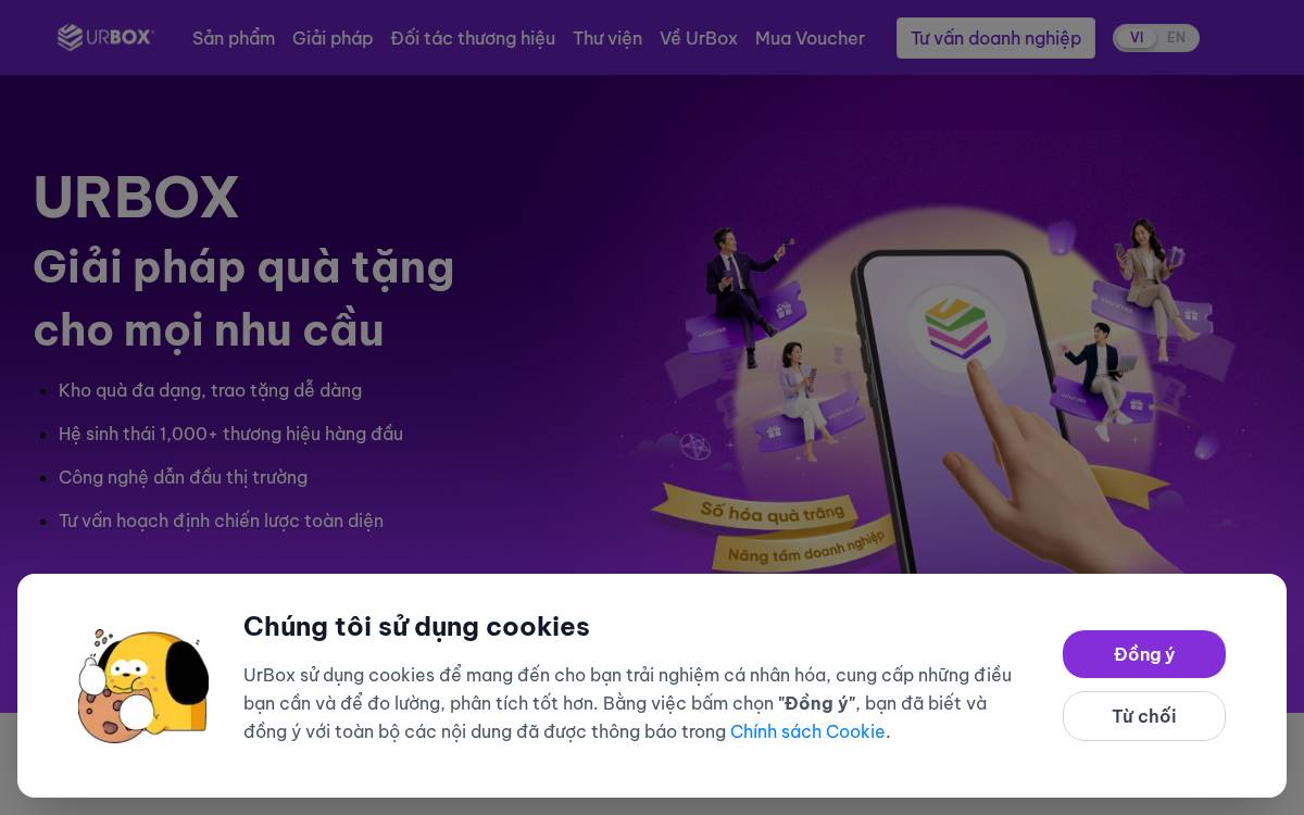 Urbox website preview