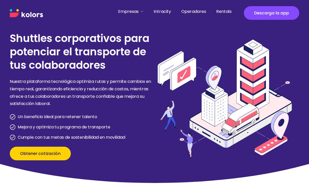 Urbvan website preview