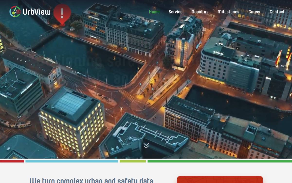 UrbView website preview