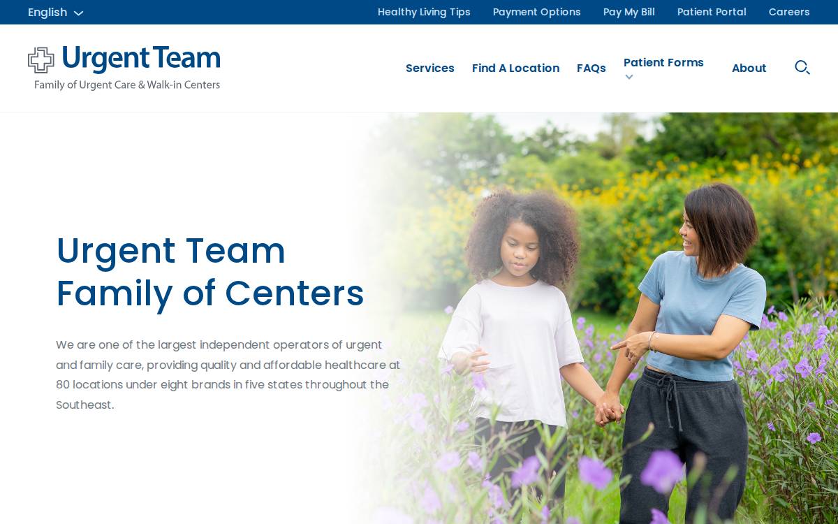 Urgent Team website preview