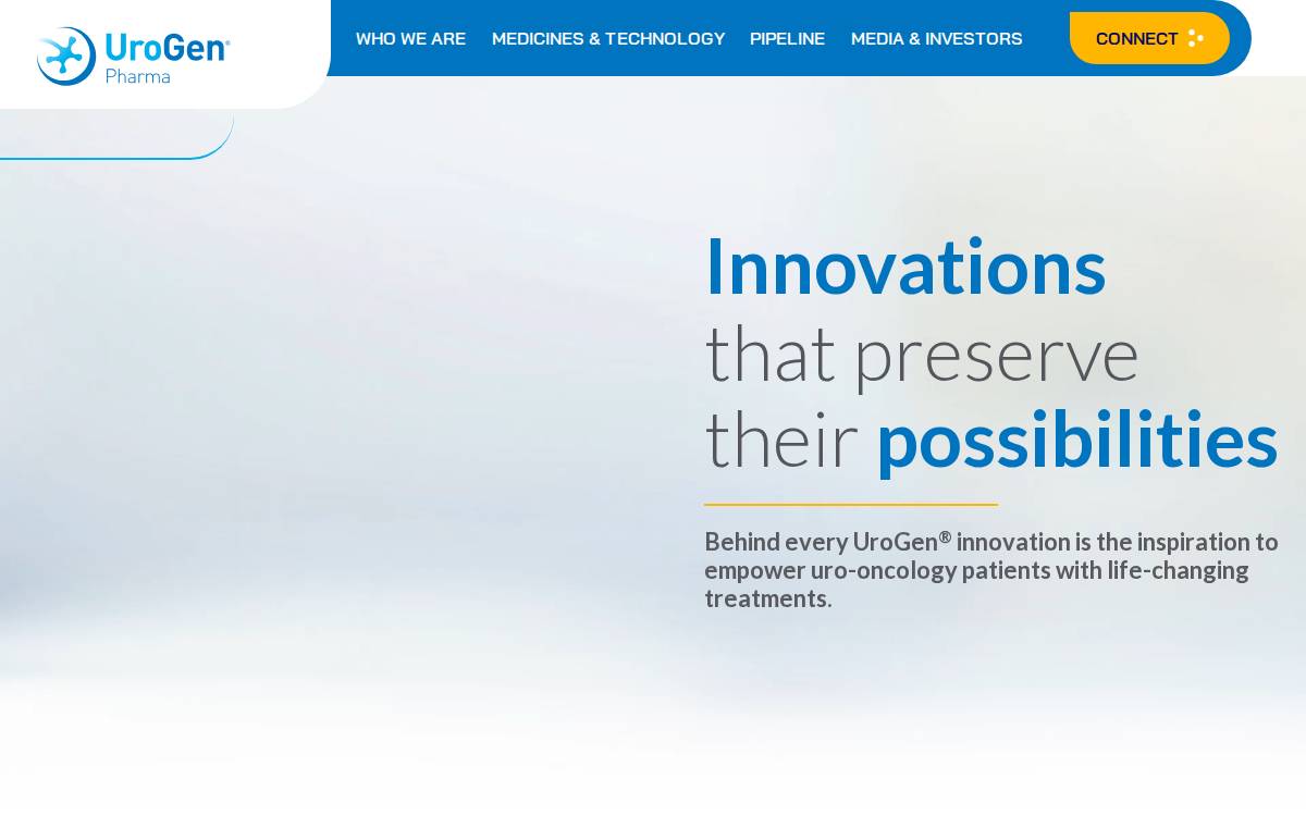 Urogen website preview