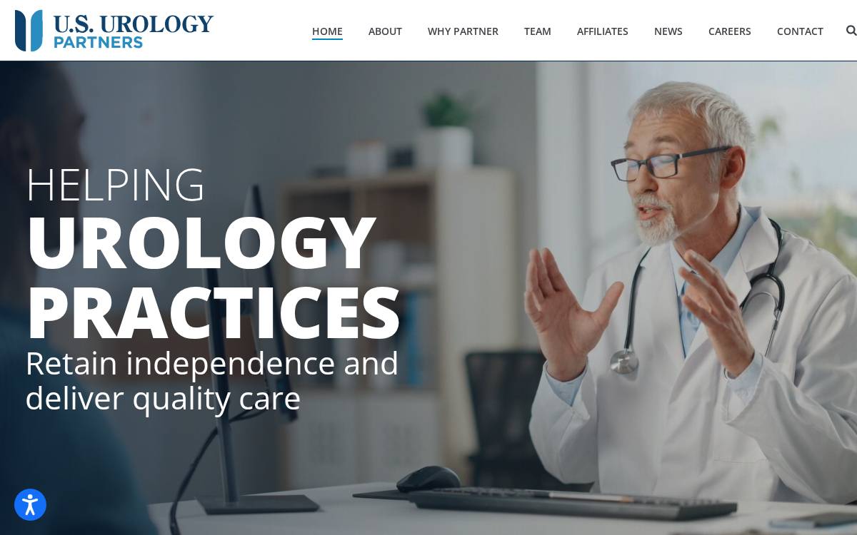 Urology Partners website preview