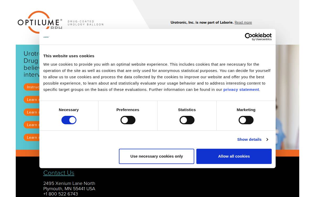 Urotronic website preview