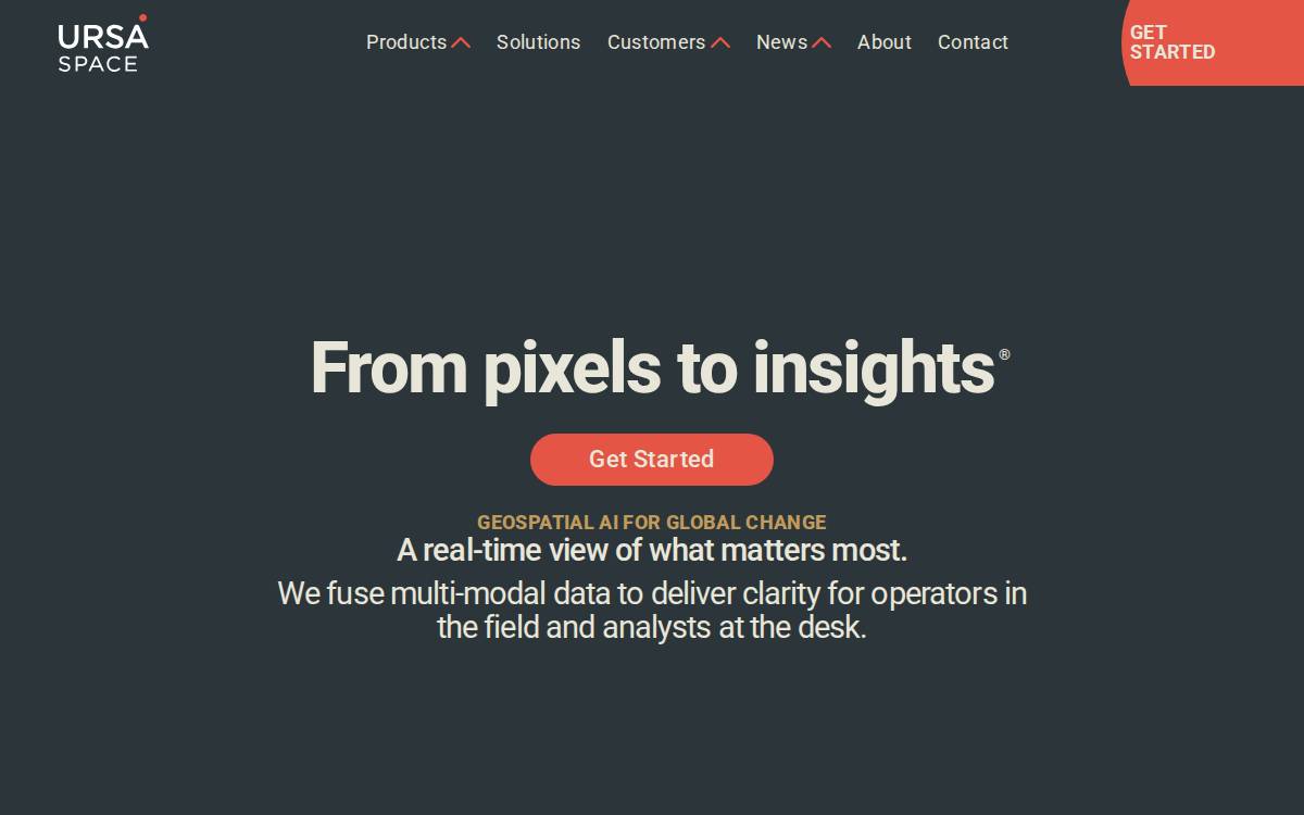 Ursa website preview