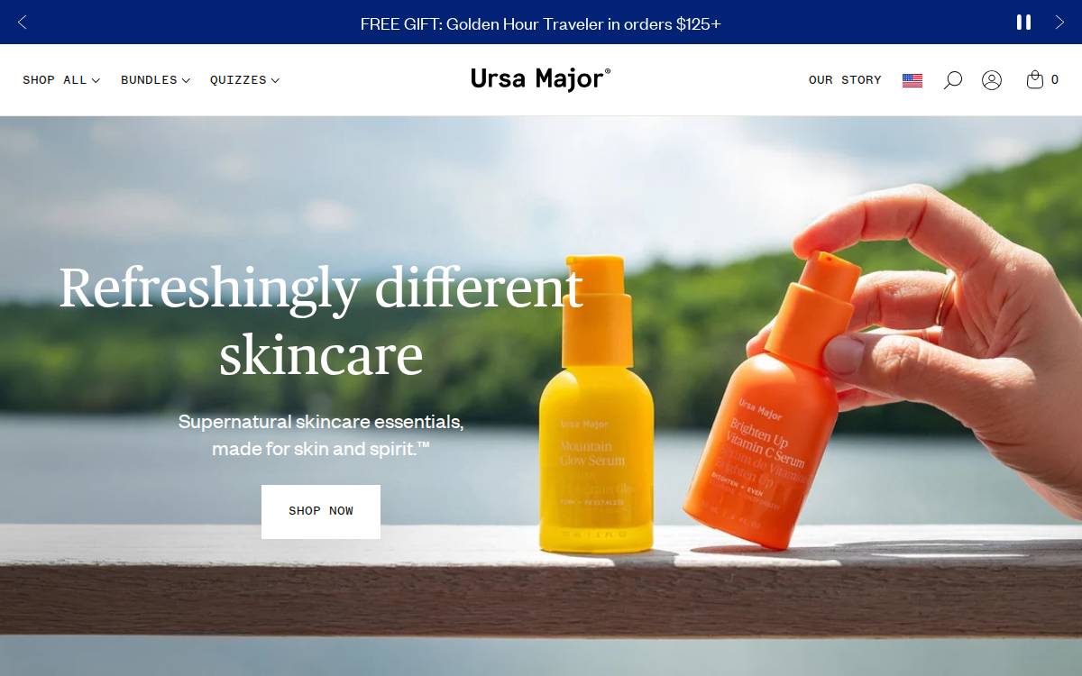 Ursa Major website preview