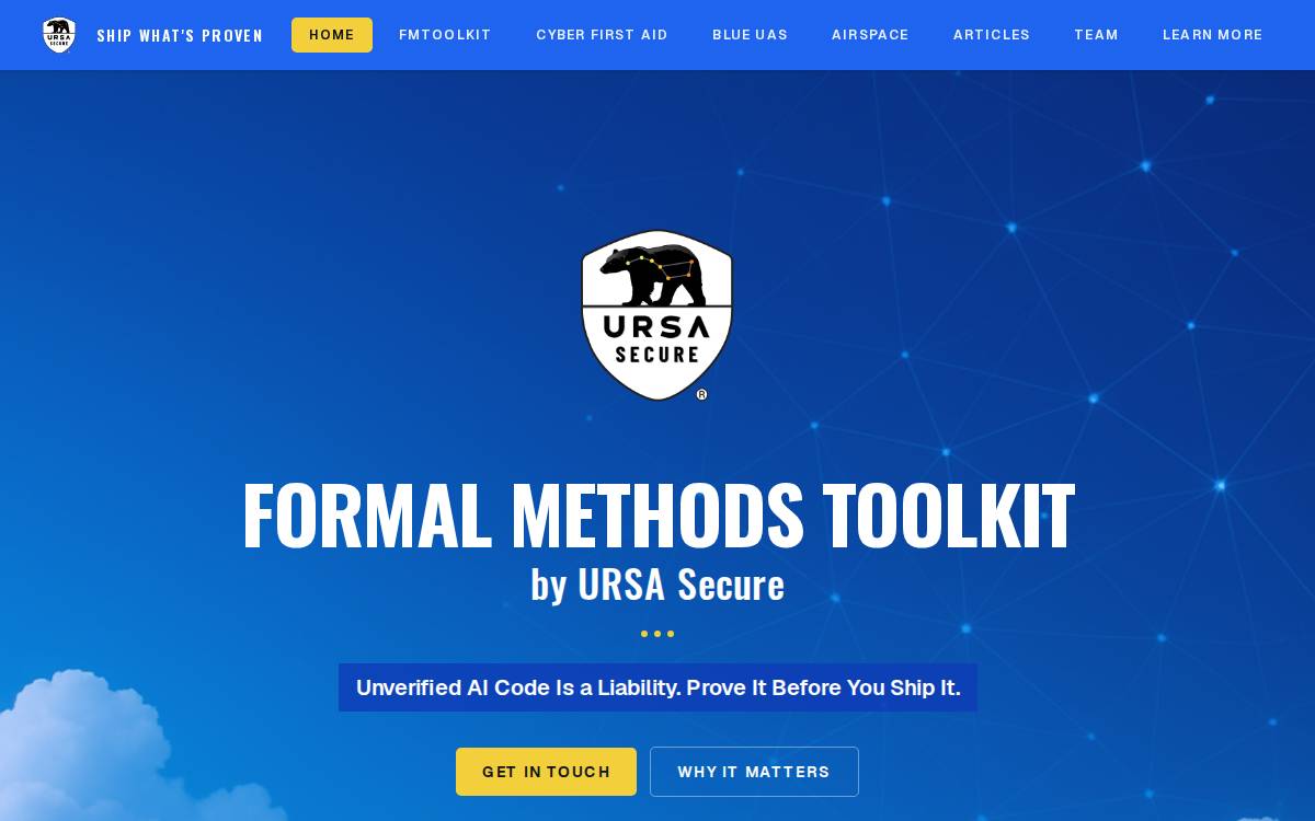 URSA website preview