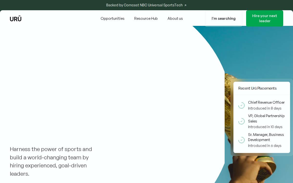 Uru Sports website preview