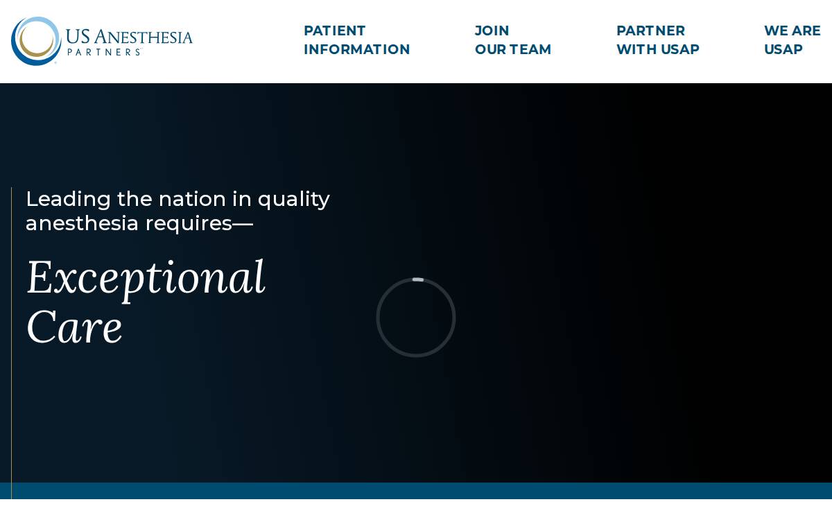 Usap website preview