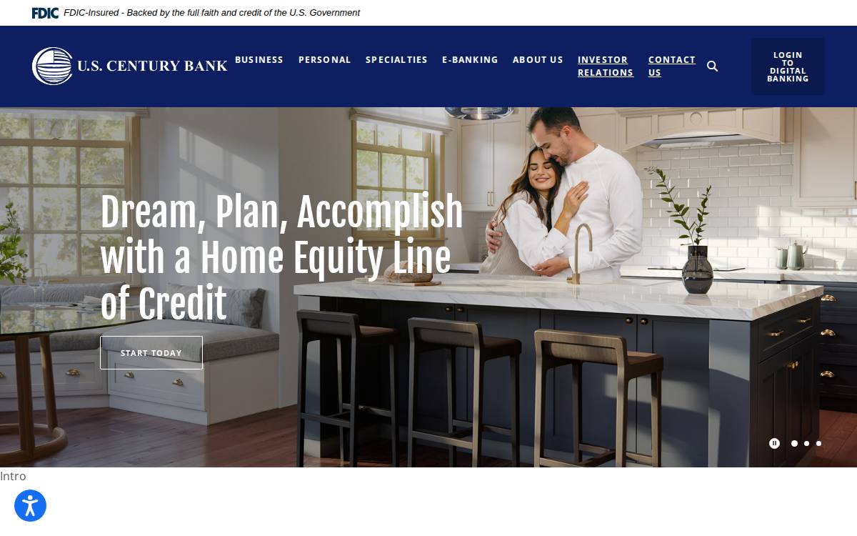 Uscentury website preview
