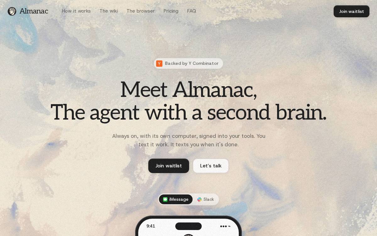Usealmanac website preview