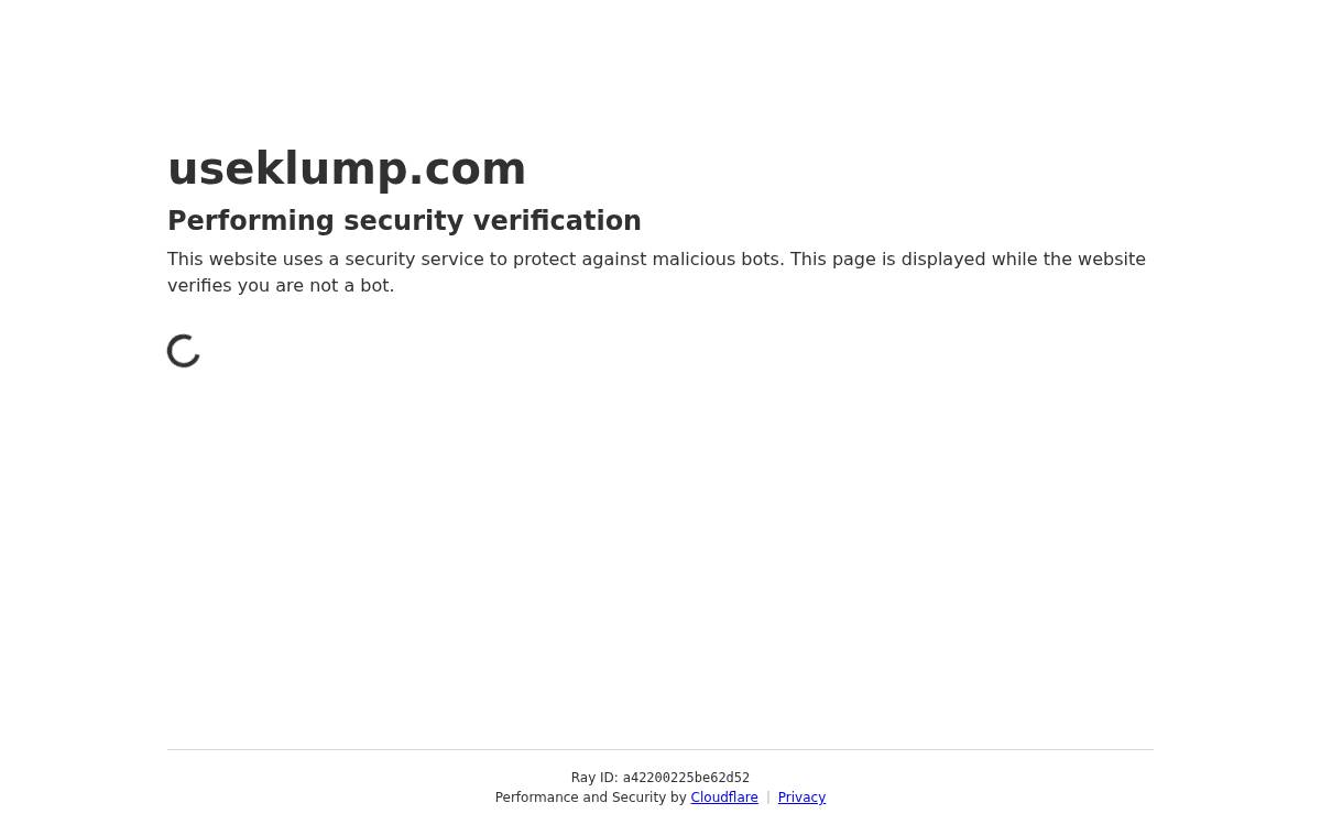 Useklump website preview