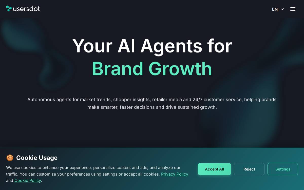 Usersdot website preview