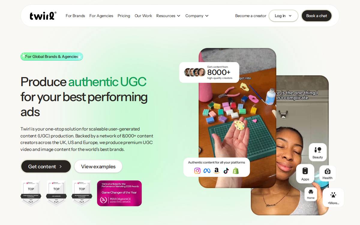 Usetwirl website preview