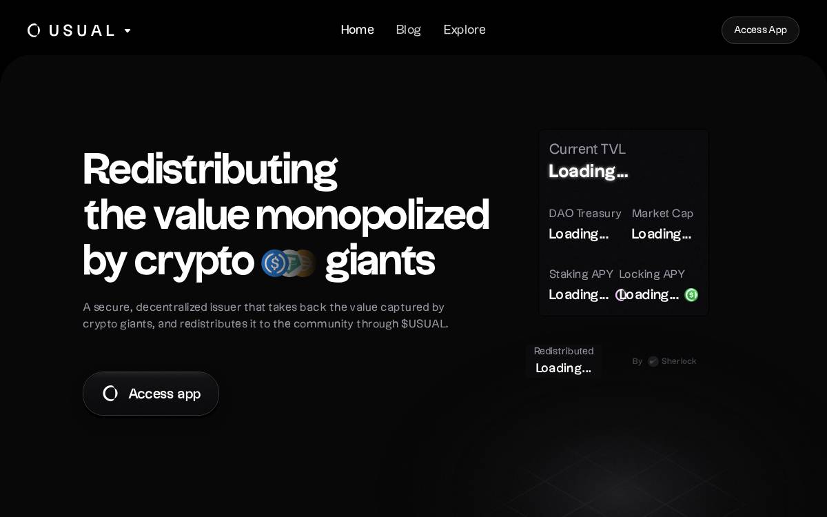 Usual website preview