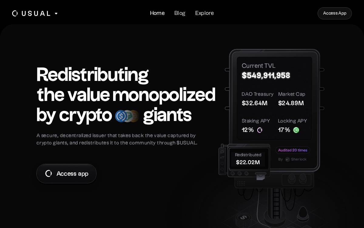 Usual website preview