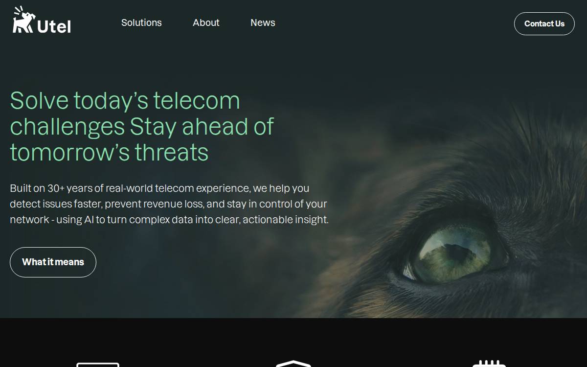 Utel website preview
