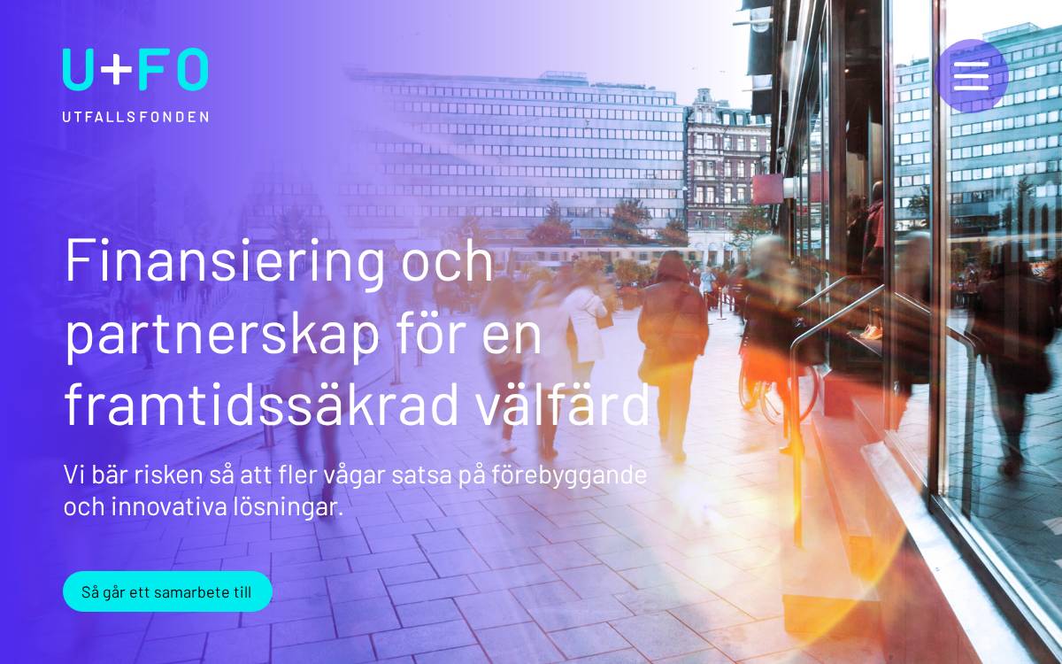 Utfallsfonden website preview