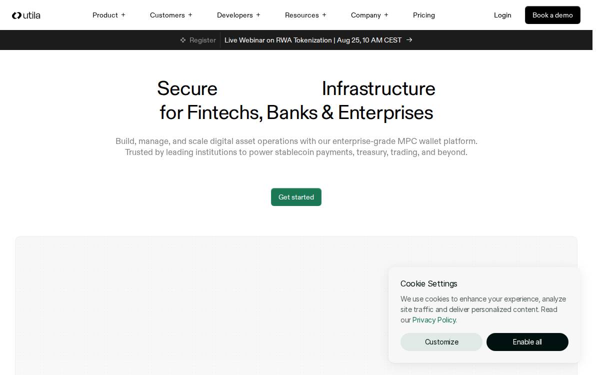 Utila website preview