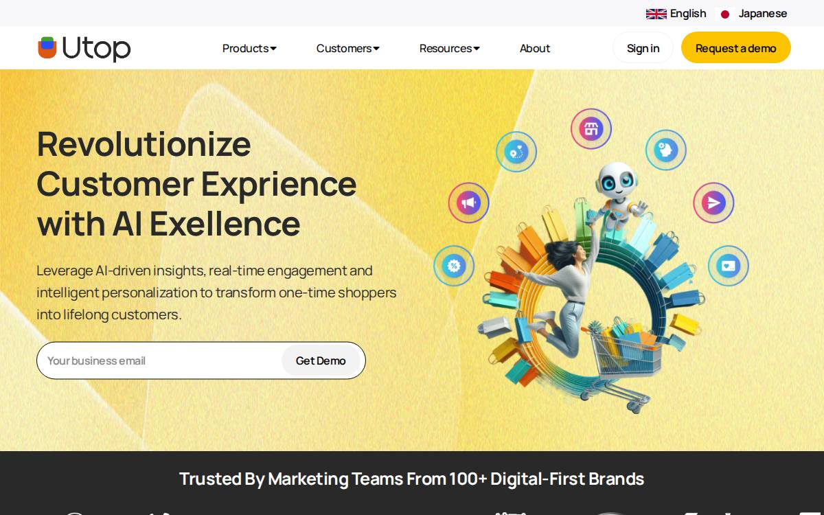 Utop website preview