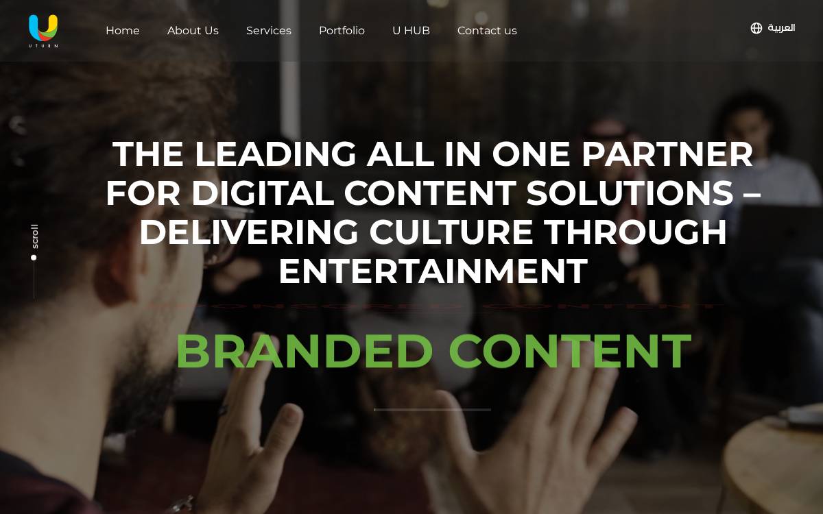 Uturn website preview