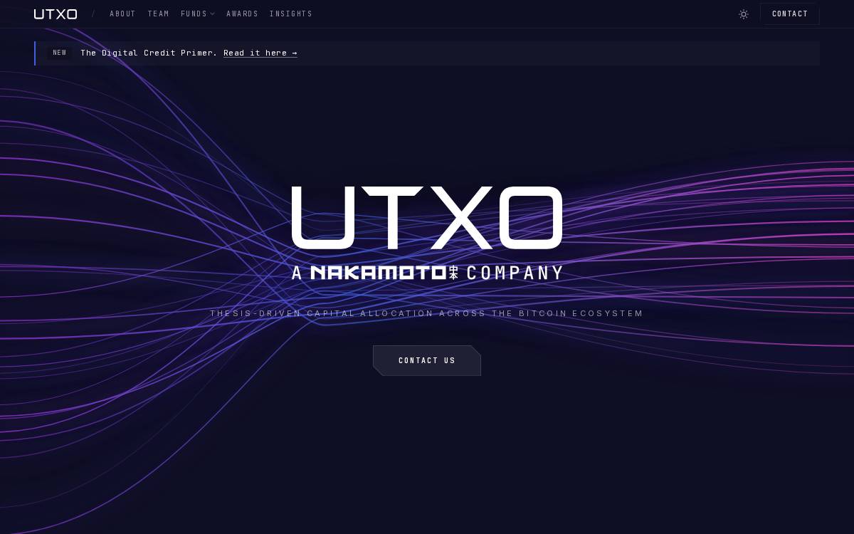 Utxo website preview